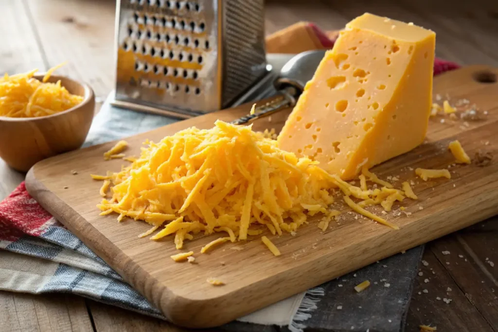 Old Fashioned Pimento Cheese Recipe: Easy & Creamy Freshly shredded sharp cheddar cheese for pimento cheese.